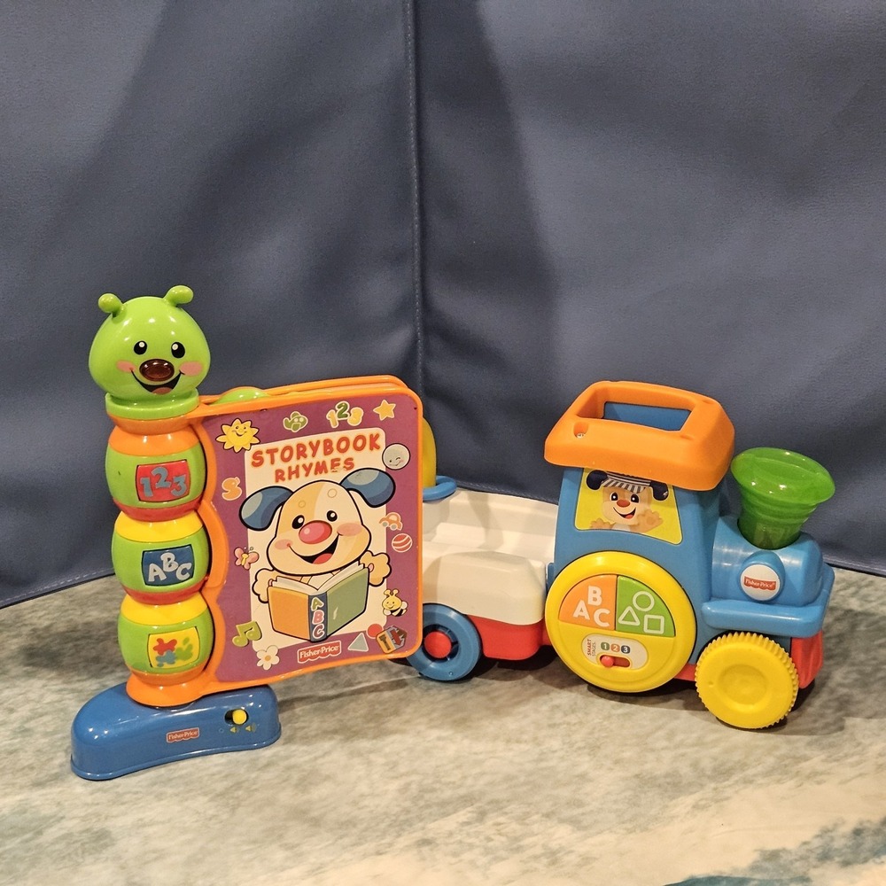 Fisher Price‎ Smart Stages Train + Storybook Rhymes Book Tested Working